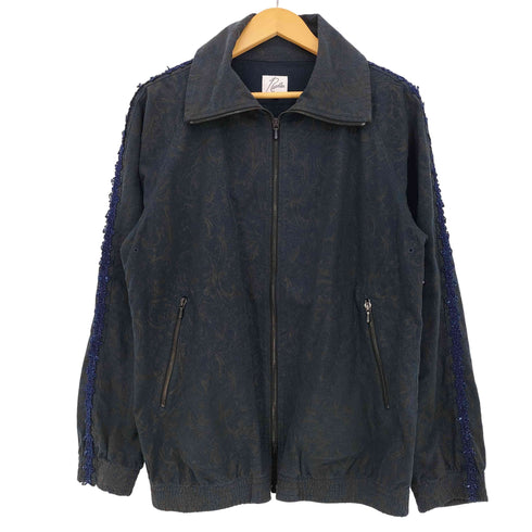 ニードルズ Needles 総柄 刺繍ライン ジャガード トラックジャケット メンズ JPN:S