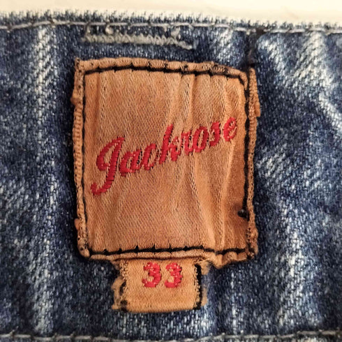 ジャックローズ JACKROSE Y2K ダメージ フレアデニム メンズ