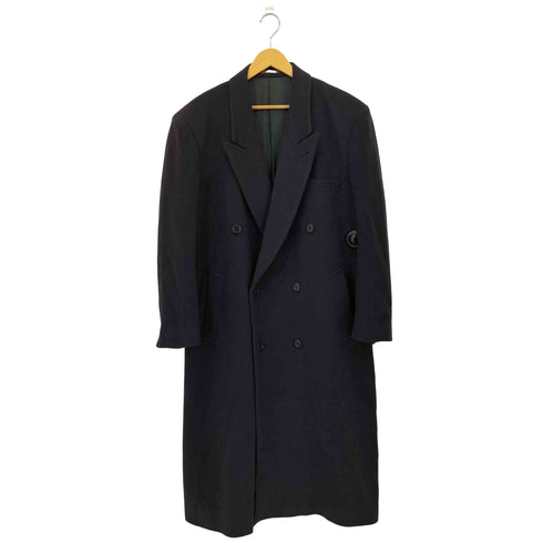 SHABANY cashmere カシミヤ混 ダブルブレスト 絵ロングチェスターコート メンズ L