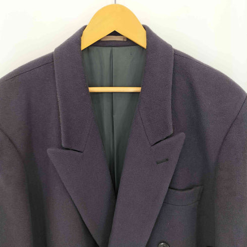 SHABANY cashmere カシミヤ混 ダブルブレスト 絵ロングチェスターコート メンズ L