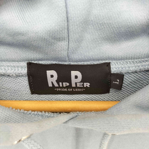RIPPER プリントロゴ プルオーバー パーカー street メンズ import:L