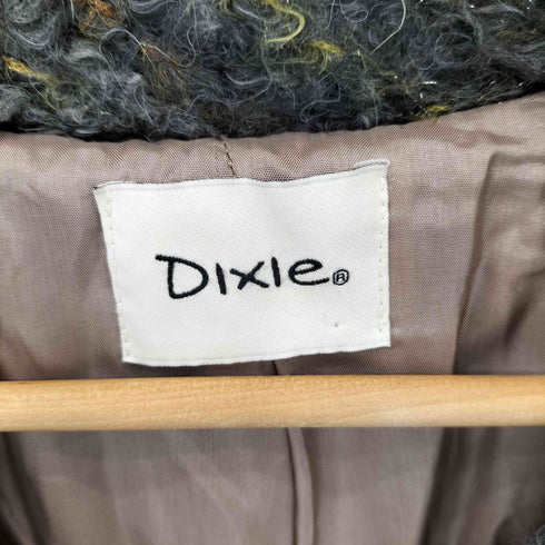 Dixie イタリア製 ラメデザイン ボアシングルジャケット レディース 40