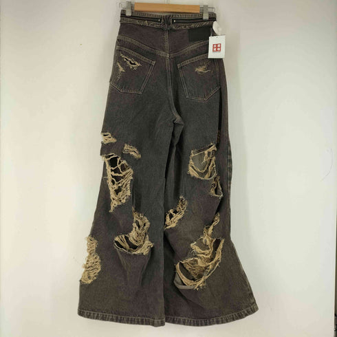 JOSE MOON ZIP DAMAGE DENIM レディース 34