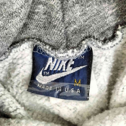 ナイキ NIKE 80s 紺タグ USA製 ロゴプリントラグランプルオーバーパーカー メンズ JPN:M