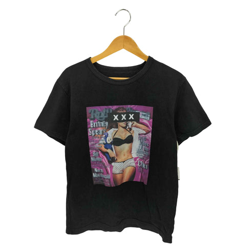 ゴッドセレクショントリプルエックス GOD SELECTION XXX Print Tee モザイク フォトプリント クルーネック半袖Tシャツ カットソー メンズ L