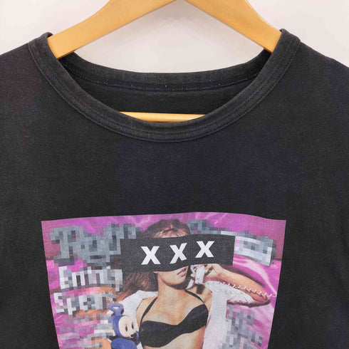 ゴッドセレクショントリプルエックス GOD SELECTION XXX Print Tee モザイク フォトプリント クルーネック半袖Tシャツ カットソー メンズ L