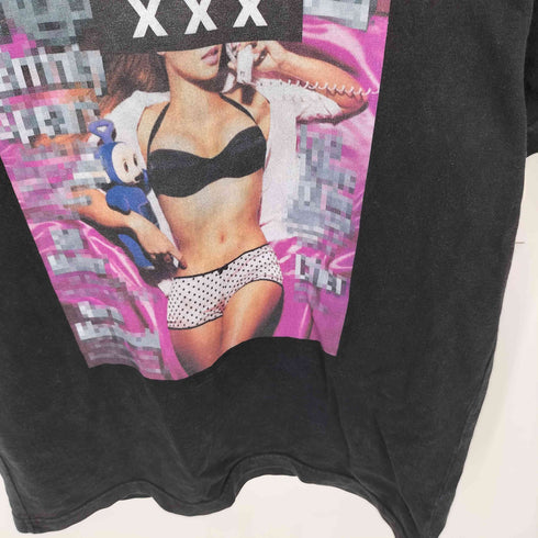 ゴッドセレクショントリプルエックス GOD SELECTION XXX Print Tee モザイク フォトプリント クルーネック半袖Tシャツ カットソー メンズ L