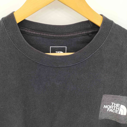 ザノースフェイス THE NORTH FACE L/S SLEEVE GRAPHIC TEE ロゴプリント 長袖Tシャツ カットソー メンズ M