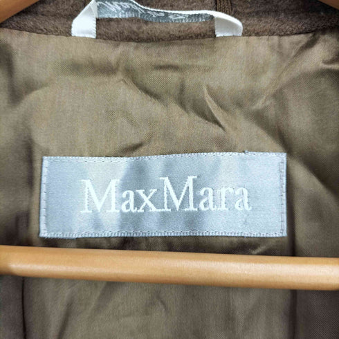マックスマーラ MAX MARA イタリア製 銀タグ ウール ロングコート メンズ