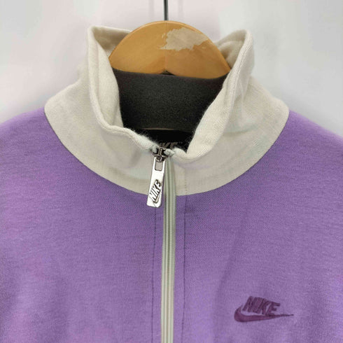 ナイキ NIKE 80s USA製 紺タグ ロゴ刺繍スウェットトラックジャケット メンズ JPN:L