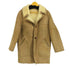 サックスフィフスアベニュー SAKS FIFTH AVENUE 60S くるみボタン ムートン シアリングコート メンズ US:40