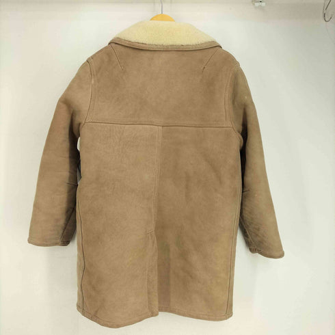 サックスフィフスアベニュー SAKS FIFTH AVENUE 60S くるみボタン ムートン シアリングコート メンズ US:40