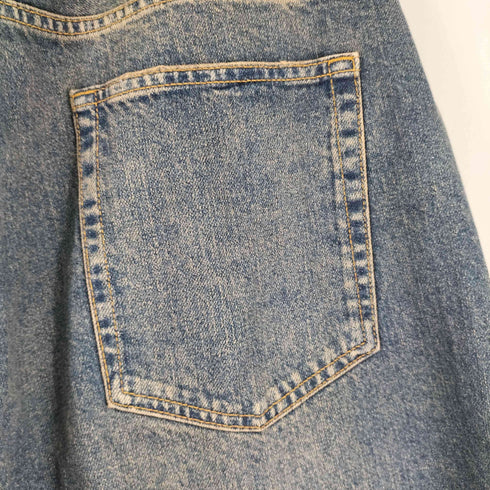 ザラ ZARA ウエストコード付き ワイドデニムパンツ メンズ 42