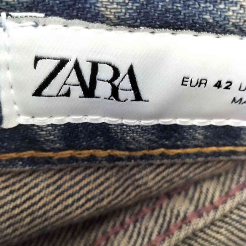 ザラ ZARA ウエストコード付き ワイドデニムパンツ メンズ 42