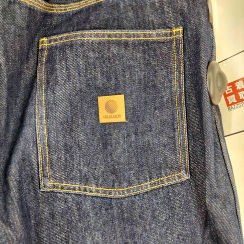 ヘルレイザー HELLRAZOR 濃紺 ワイドデニムパンツ メンズ XL