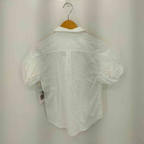 コムデギャルソンコムデギャルソン COMME des GARCONS COMME des GARCONS 13SS スリーブギャザー ラウンドカラー 半袖シャツ ブラウス レディース XS