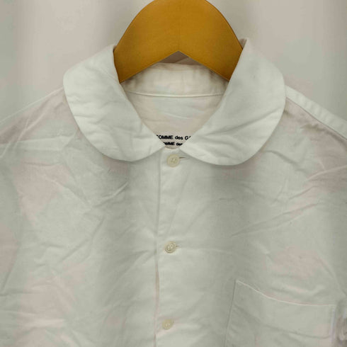 コムデギャルソンコムデギャルソン COMME des GARCONS COMME des GARCONS 13SS スリーブギャザー ラウンドカラー 半袖シャツ ブラウス レディース XS