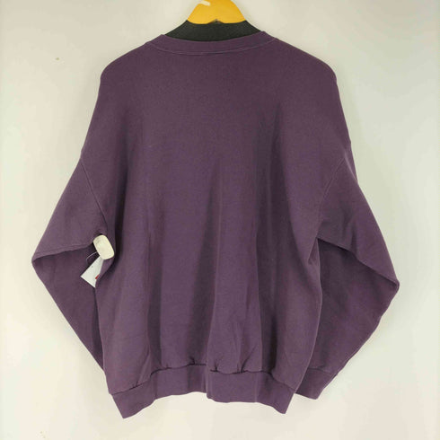 タルテックス TULTEX 90S USA製 エンボス加工クルーネックスウェット メンズ XL