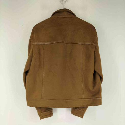 ザラ ZARA スエード トラッカージャケット メンズ M