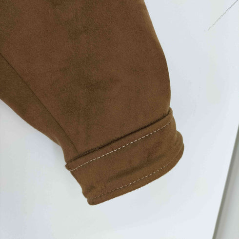 ザラ ZARA スエード トラッカージャケット メンズ M