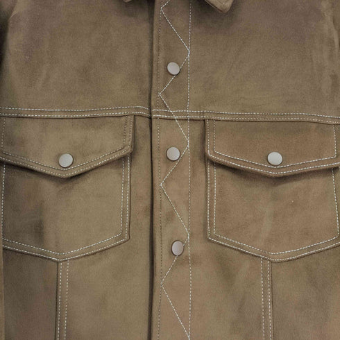 ザラ ZARA スエード トラッカージャケット メンズ M