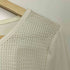 クレージュ courreges 00s Y2K メッシュ 切替 L/S カットソー レディース FR:40