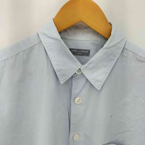 コムデギャルソンオム COMME des GARCONS HOMME 02SS 銀タグ 田中オム フロントポケット シェルボタン レギュラーカラー 半袖シャツ メンズ