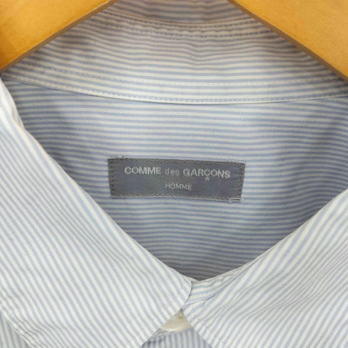 コムデギャルソンオム COMME des GARCONS HOMME 02SS 銀タグ 田中オム フロントポケット シェルボタン レギュラーカラー 半袖シャツ メンズ