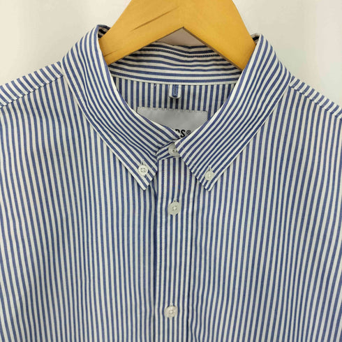 ダブルタップス WTAPS BD 02 / LS / CTPL BROADCLOTH TEXTILE COOLMAX ストライプシャツ メンズ JPN:3