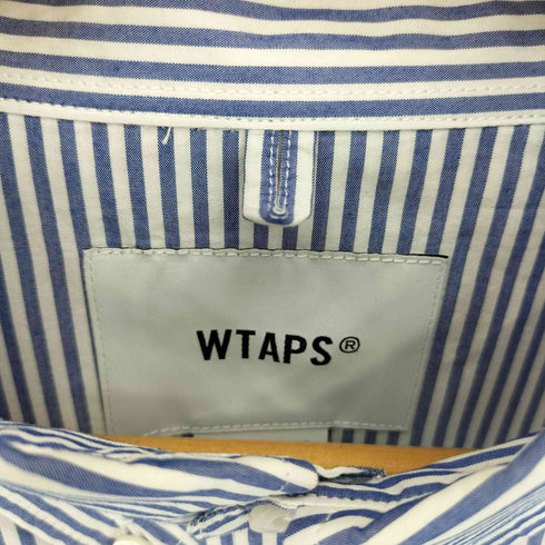 ダブルタップス WTAPS BD 02 / LS / CTPL BROADCLOTH TEXTILE COOLMAX ストライプシャツ メンズ JPN:3