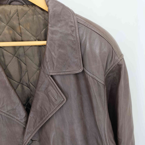 LAPASE Lamb 裏地キルティング 3Bシングル ラムレザージャケット メンズ M