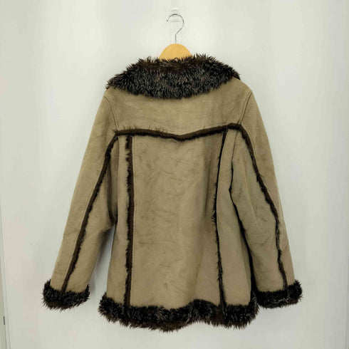 フェイクファー シェイプデザイン ムートンコート Y2K VKEI JAPANESE LABEL レディース XL