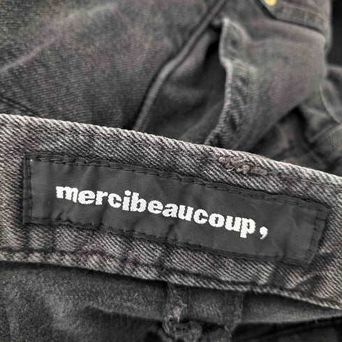 メルシーボークー mercibeaucoup うしろまえスキニーデニムパンツ レディース JPN:1