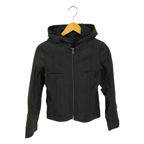 VIVAYOU PIG ダブルジップ フードデタッチャブル ピッグレザー ジャケット Y2K VKEI JAPANESE LABEL メンズ 2