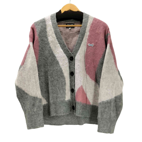 コーエン coen 別注シャギージャガードVネックカーディガン レディース JPN:M