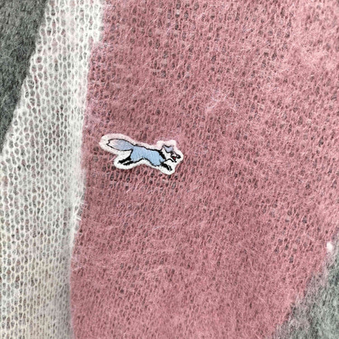 コーエン coen 別注シャギージャガードVネックカーディガン レディース JPN:M