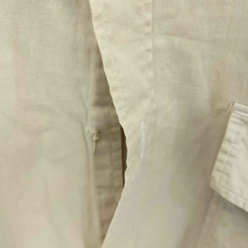 コムデギャルソンオム COMME des GARCONS HOMME 90s 銀タグ 田中オム リネンブレンド フロントポケット レギュラーカラー 半袖シャツ メンズ
