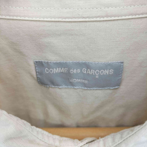 コムデギャルソンオム COMME des GARCONS HOMME 90s 銀タグ 田中オム リネンブレンド フロントポケット レギュラーカラー 半袖シャツ メンズ