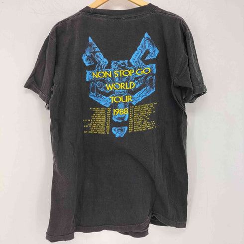 NON STOP GO WORLD TOUR 1988 バンドTシャツ メンズ