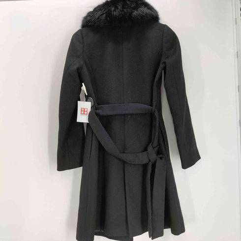 モトマチゼラール MOTOMACHI Zelal CASHMERE 100% フォックスファー カシミヤコート レディース 7AR