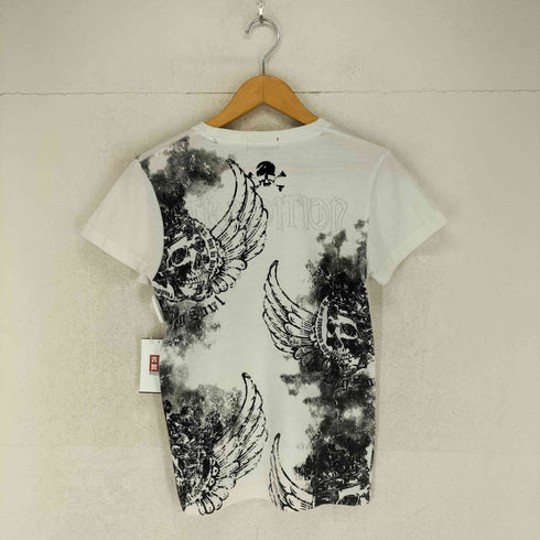 y2k king of god スカル 髑髏 プリントTシャツ メンズ JPN:M