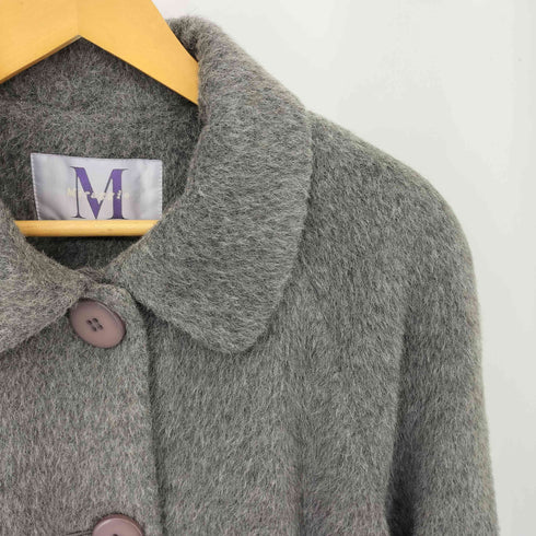 MIRAGGIO ウール シャギー コート レディース 9