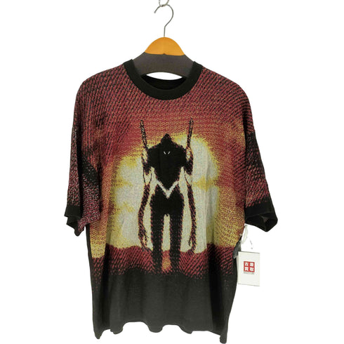 メゾンスペシャル MAISON SPECIAL Jacquard Prime-Over Short Sleeve Crew Neck Knit T-Shirt メンズ JPN:1