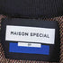 メゾンスペシャル MAISON SPECIAL Jacquard Prime-Over Short Sleeve Crew Neck Knit T-Shirt メンズ JPN:1