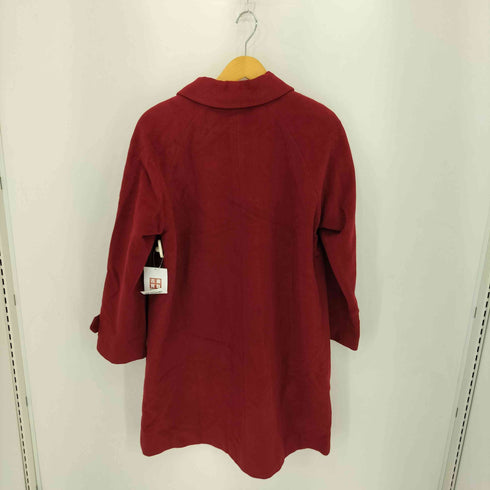 Angola100 ラグランスリーブ アンゴラステンカラーコート レディース