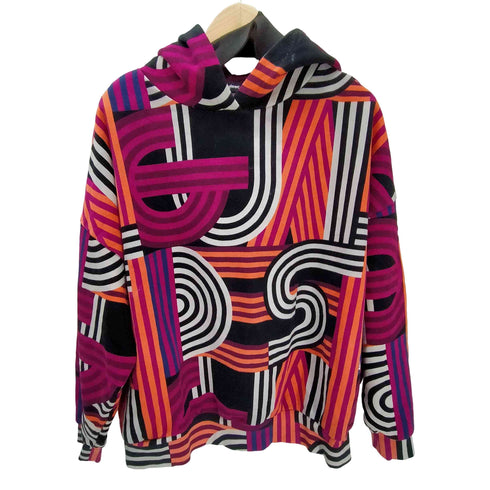 デシグアル Desigual FULL STUDIO 幾何学模様 プルオーバーパーカー レディース import:M