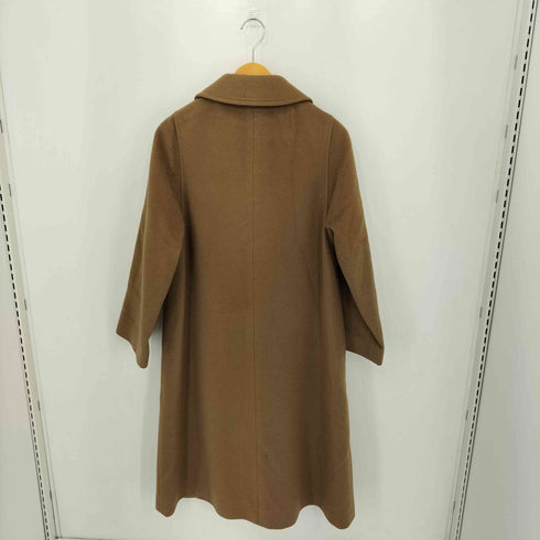 CAROLINE ROHMER 80s ウッドボタン メルトン コート レディース