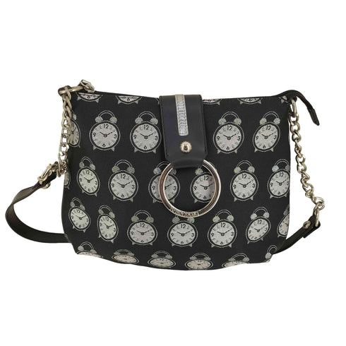 Braccialini 時計柄 ショルダーバッグ レディース