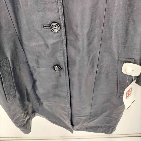 MARTUCCI Lamb ラグランスリーブ ラムレザーコート レディース 2