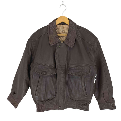 sheepskin 羊革 シボ A-2 フライトジャケット メンズ